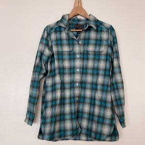 pendleton turquoise flannel